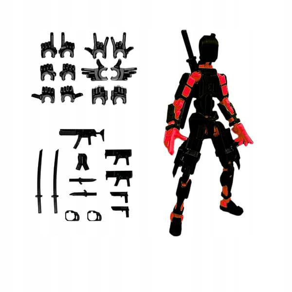 FULLY ASSEMBLED 3D-PRINTED ACTION FIGURE – THE PERFECT GIFT FOR A FAN