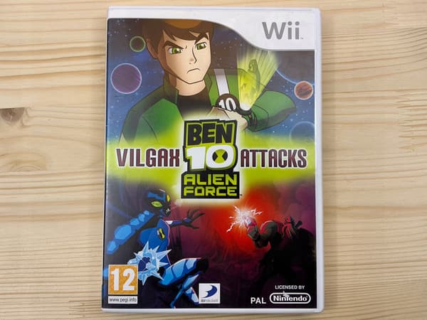 BEN 10: THE ALIEN FORCE – VILGAX ATTACKS – DB+ disc set – NINTENDO WII