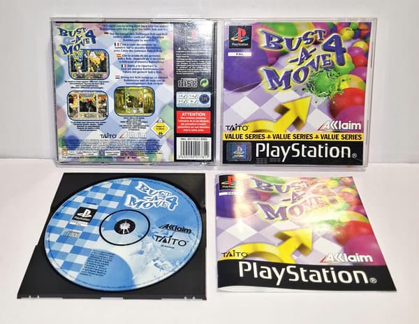BUST-A-MOVE 4 PSX 3XA game