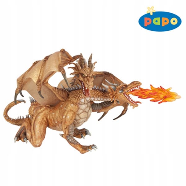 Golden two-headed dragon