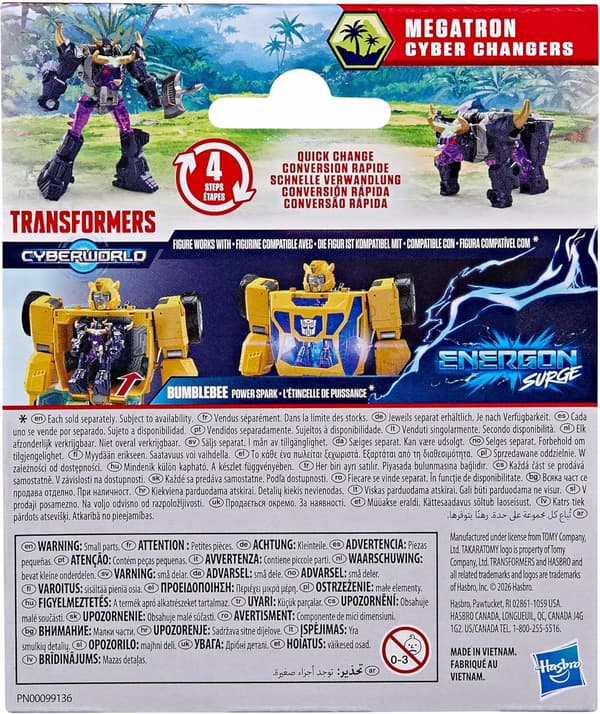 HASBRO Transformers Cyberworld Energon Surge Megatron Figure