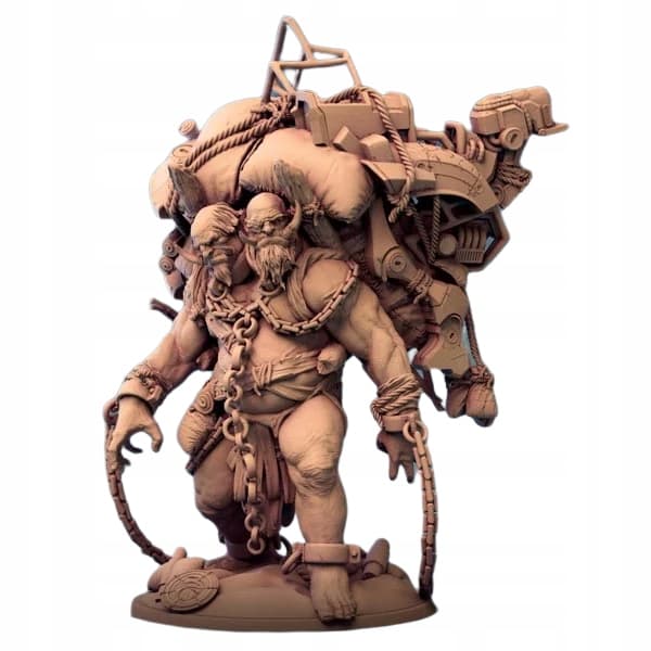 Sand Ettin with a rucksack