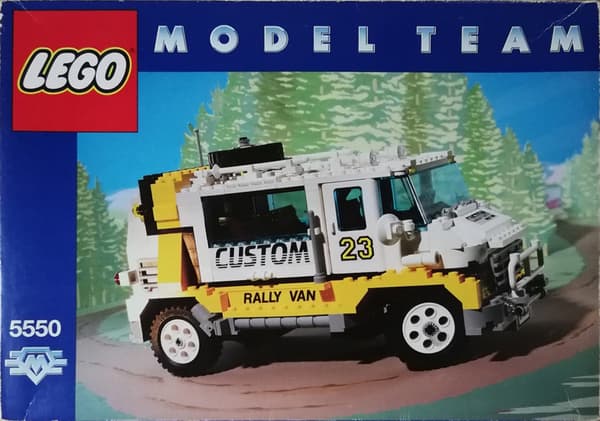 LEGO 5550 Custom Rally Van [Model Team] with instructions | camper van