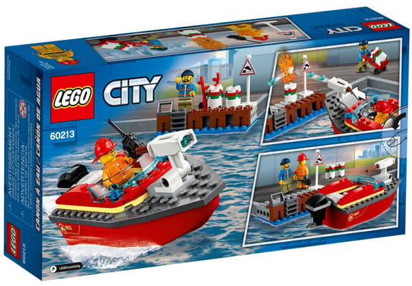 LEGO City 60213 Fire at the Docks – Fire Brigade