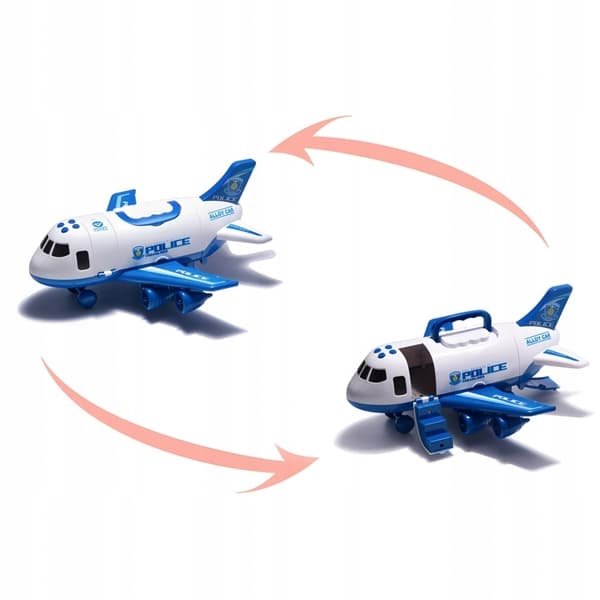FOLDING POLICE TOY PLANE