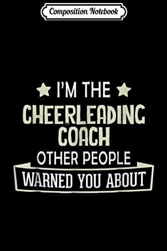 Composition Notebook: Cheerleading Coach – This Coach Loves Her Cheer Squad G