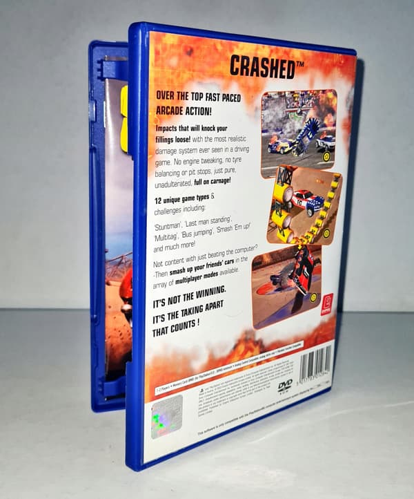 Crashed PS2 Game 3XA Disc – Very Good Condition