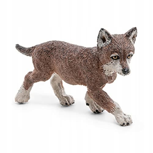 Papo - 50284 - Figurine - Wolf cub, Multicoloured