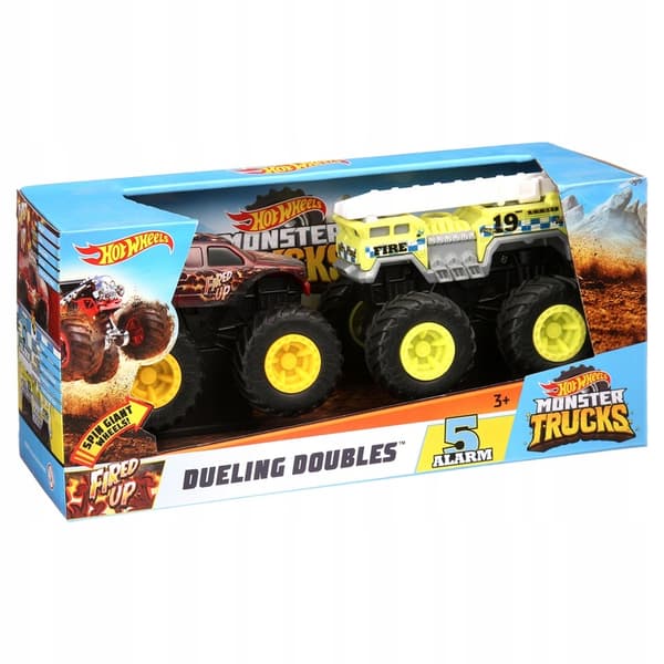 HOT WHEELS MONSTER TRUCKS 2-PACK: TWO VEHICLES GCN50