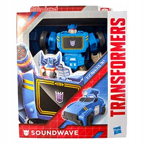 TRANSFORMERS SOUNDWAVE TRANSFORMING FIGURE – DECEPTICON ROBOT – HASBRO