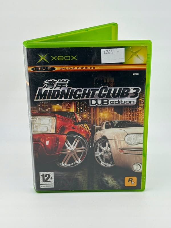 MIDNIGHT CLUB 3 DUB EDITION 3XA Xbox boxed version
