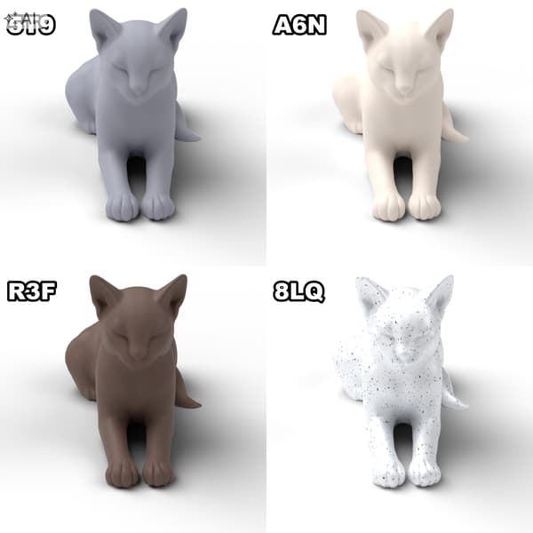 Lying Cat Figurine – Modern Home Decoration – Available in Many Colours