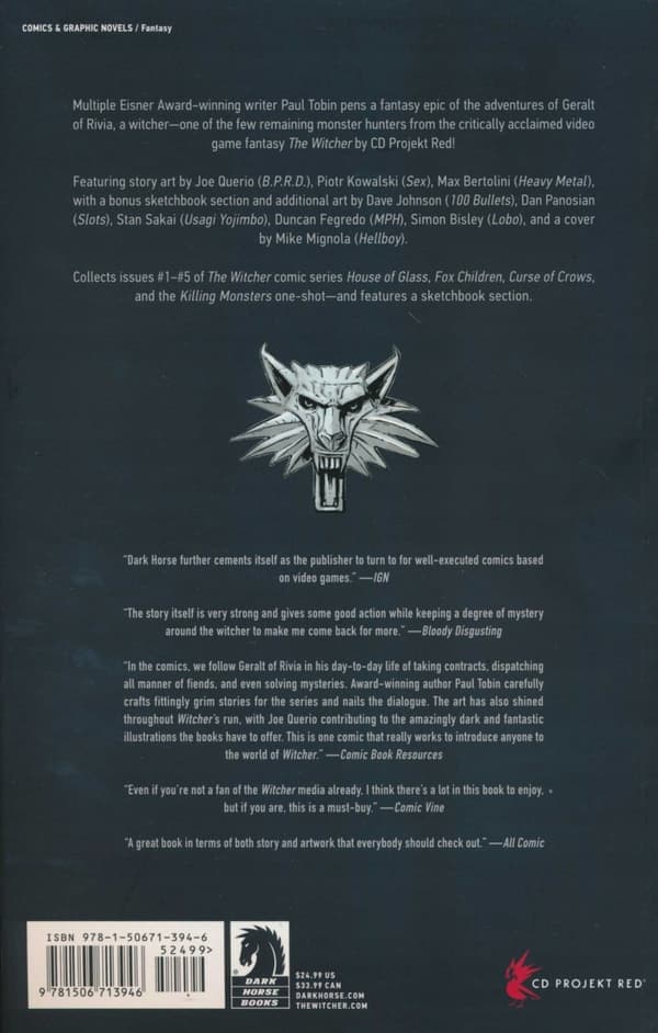 THE WITCHER OMNIBUS TP VOL 01