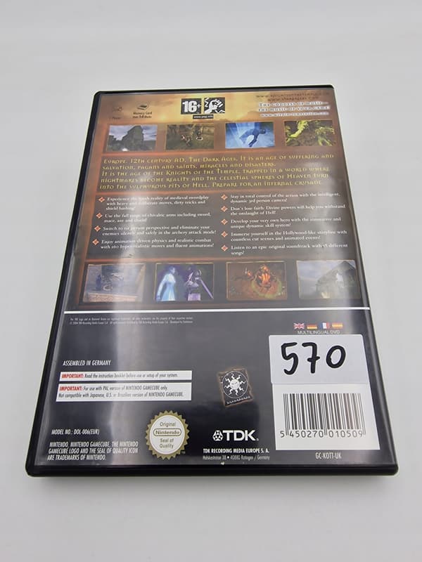 NINTENDO GAMECUBE KNIGHTS OF THE TEMPLE: INFERNAL CRUSADER