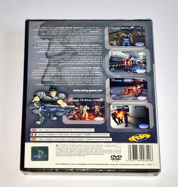 HIDDEN INVASION PS2 game – NEW – SEALED –