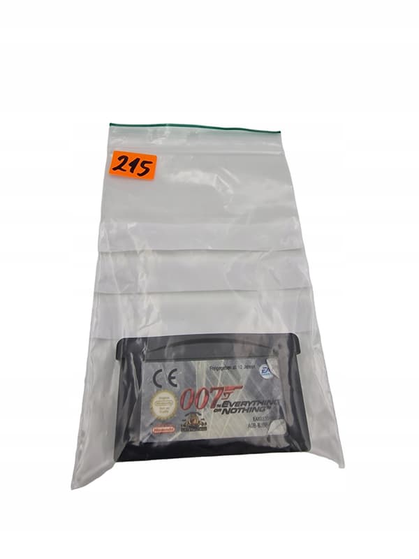GAME BOY ADVANCE 007 EVERYTHING OR NOTHING ORIGINAL