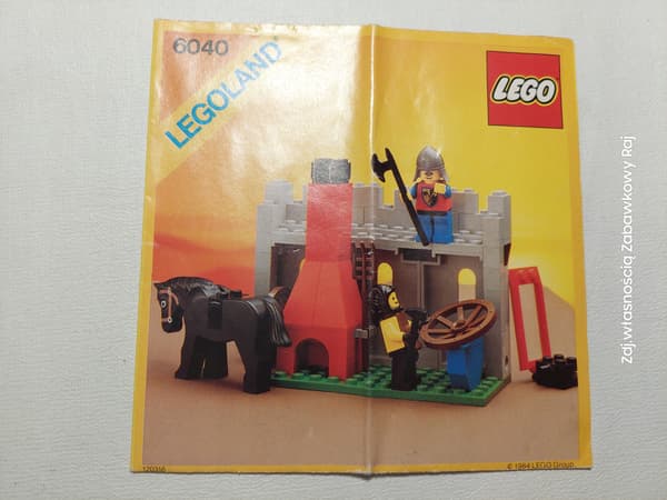 LEGO instructions for set 6040
