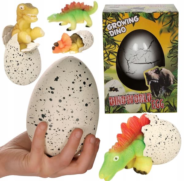 LARGE EGG – DINOSAUR EGG – HATCHING – GROWING IN 24 HOURS – T-REX XXL DINOSAUR