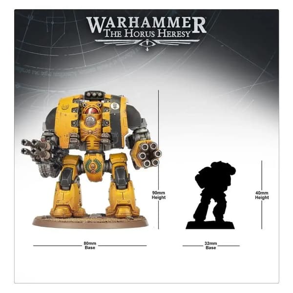 Leviathan Siege Dreadnought med klør- og borevåpen