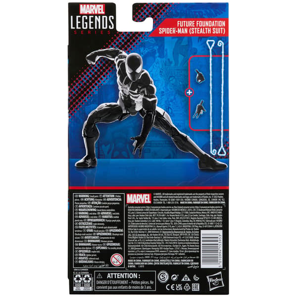 Spider-Man (Stealth Suit; Future Foundation) Marvel Legends action figure