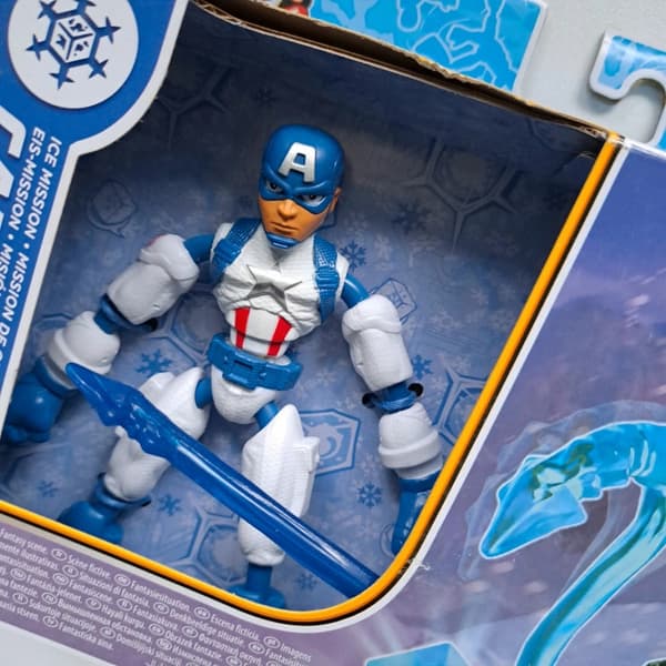 Bend&Flex Captain America Marvel Figure: Captain America: Ice Mission