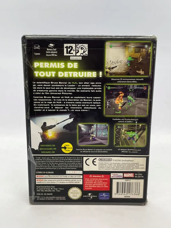 Hulk for Nintendo GameCube (FR)