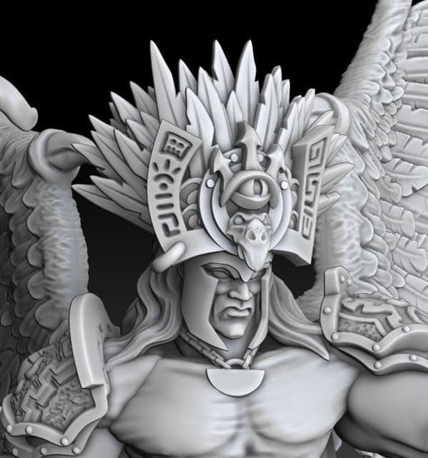 1K Hijos Prime Magus Rojo – HD model for tabletops/DnD/GURPS