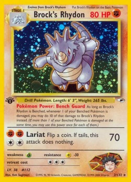 Pokemon Brock's Rhydon