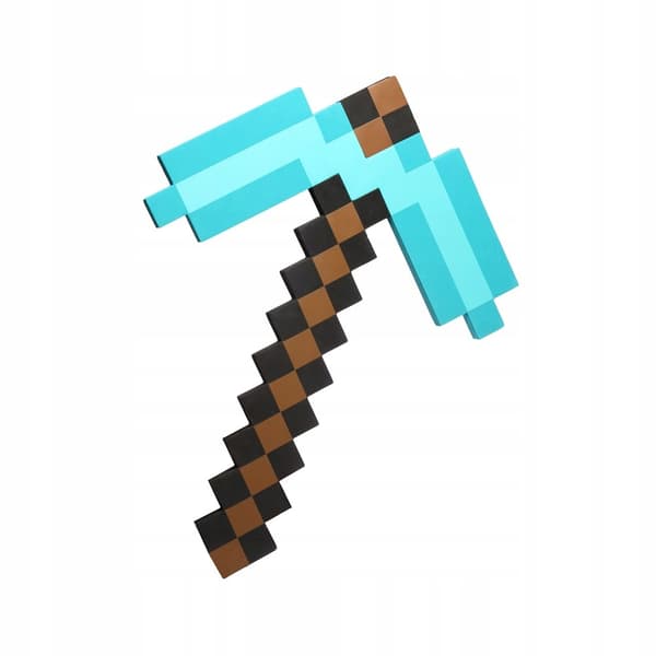 MINECRAFT DIAMOND PICKAXE TOY FIGURINE SWORD