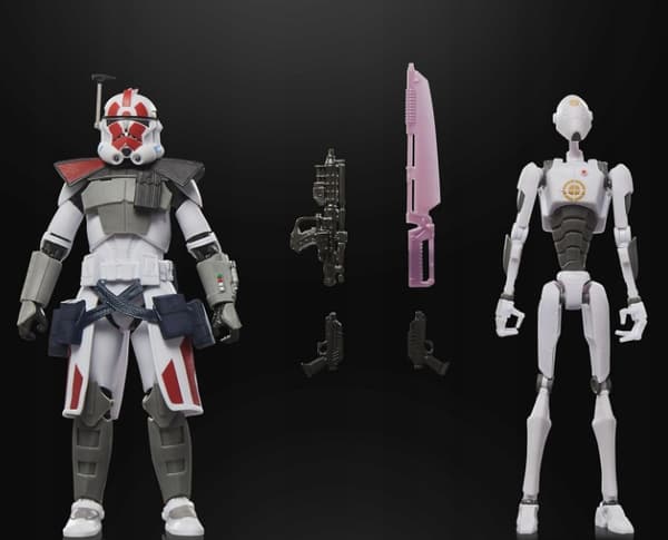 STAR WARS BATTLEFRONT II ARC TROOPER DROID COMMANDO BLACK SERIES SET