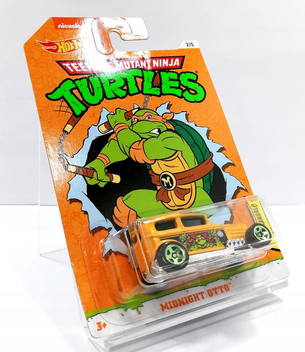 HOT WHEELS TMNT MIDNIGHT OTTO 2/5 MICHELANGELO