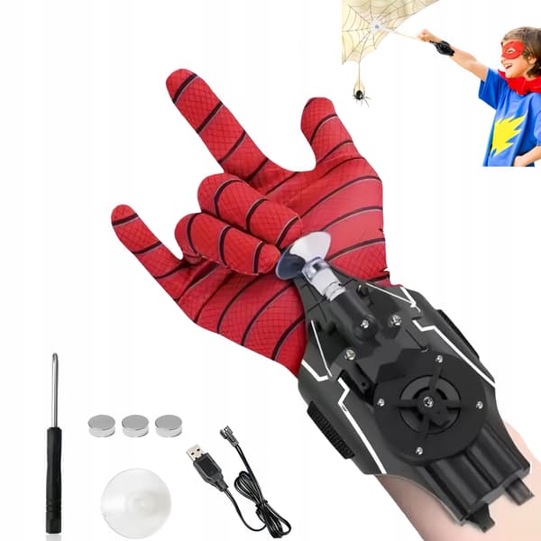SPIDER-MAN WEB-SHOOTER SUCTION CUPS MAGNETS SPIDER-MAN WITH