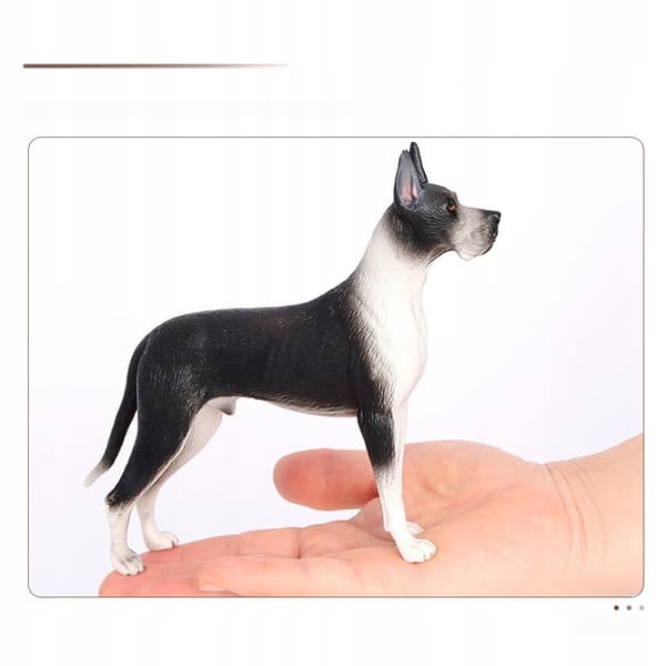 PLASTIC DOG FIGURINE – TABLE AND SHELF DECORATION