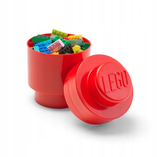 LEGO Storage Brick pen holder, red, for storage