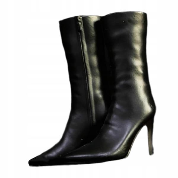 Action figure: Shoes for 1/6 scale dolls – Knee-high boots – Black accessory