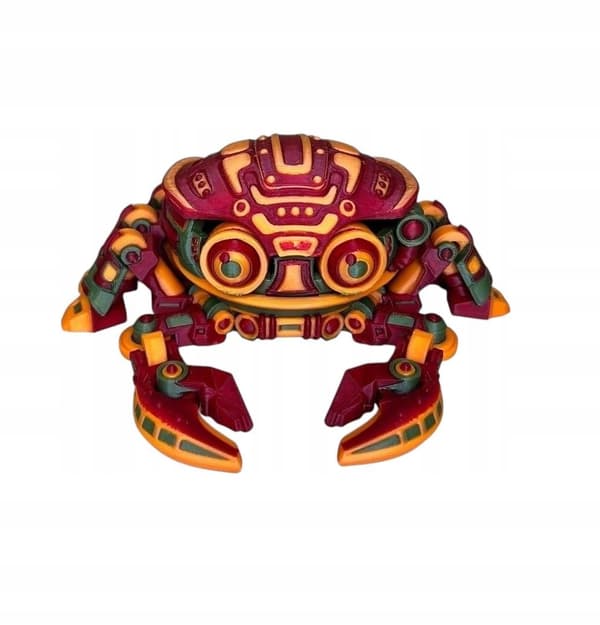 Futuristic collector’s figurine – 3D mechanical crab