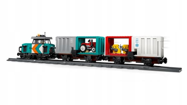 LEGO City 60509 Harbour Freight Train, Crane and Lorry