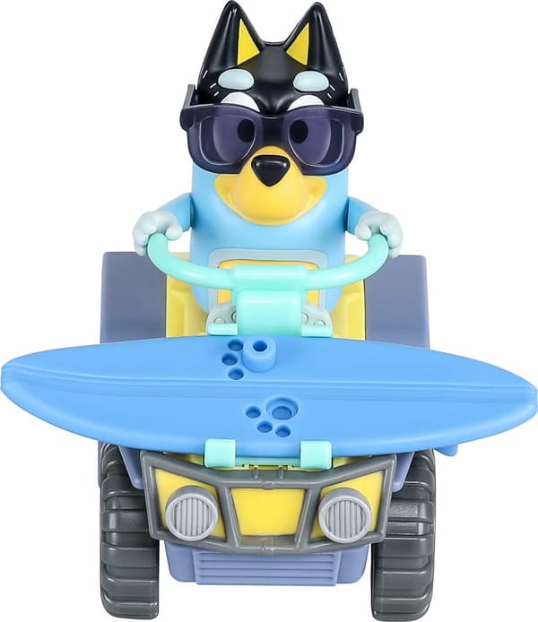 Moose Toys Bluey Beach Quad With Bandit Set