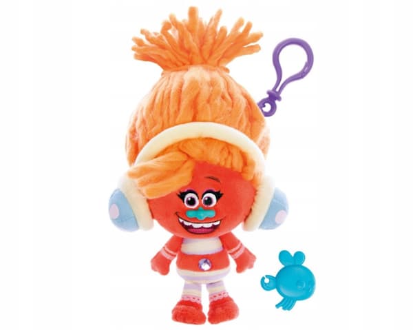 MEGA TROLLS COOPER PLUSH KEYRING 22CM GIRAFFE TROLLS
