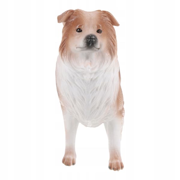 PLASTIC DOG FIGURINE FOR DESKS AND INTERIOR DECORATION