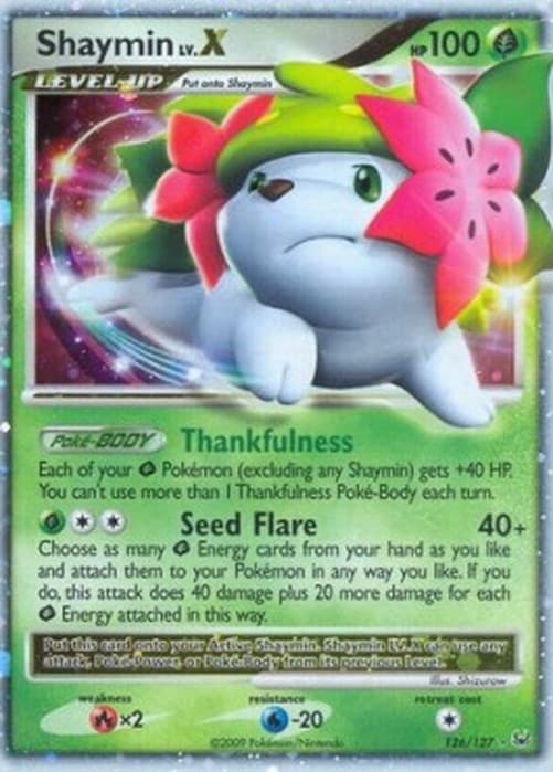 Pokemon Shaymin LV.X