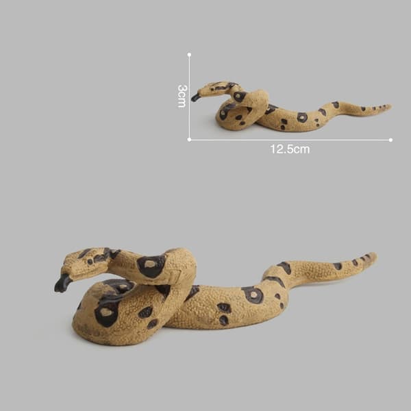scare toy – artificial snake, 4 models