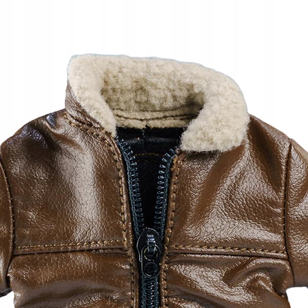 1/12 scale jacket Action figures Coat Handmade educational toy Brown doll
