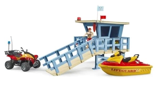 Bruder 62780 Quad Lifeguard Beach Station