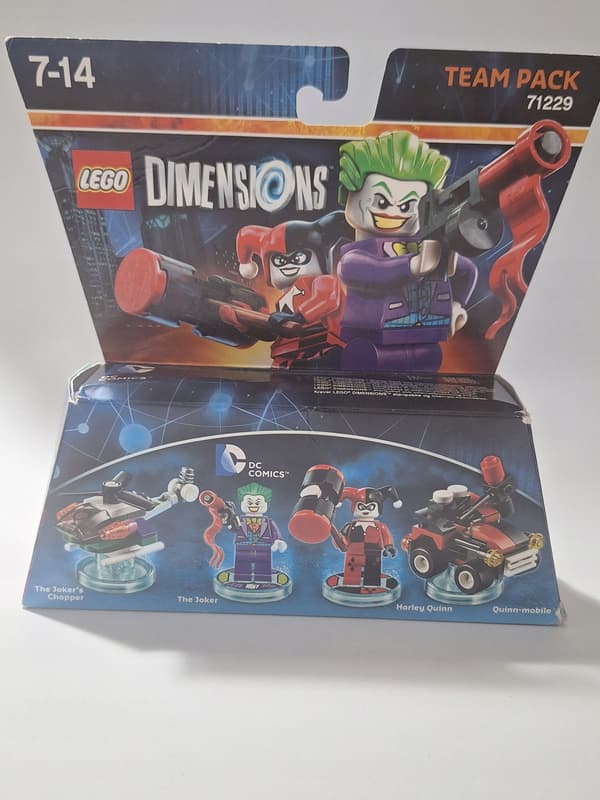 LEGO DIMENSIONS 71229 DC COMICS HARLEY JOKER TEAM PACK