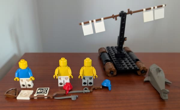 Lego 6257 Pirates on a Raft