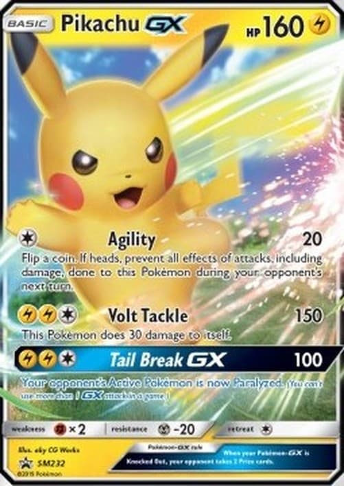 Pokemon Pikachu GX
