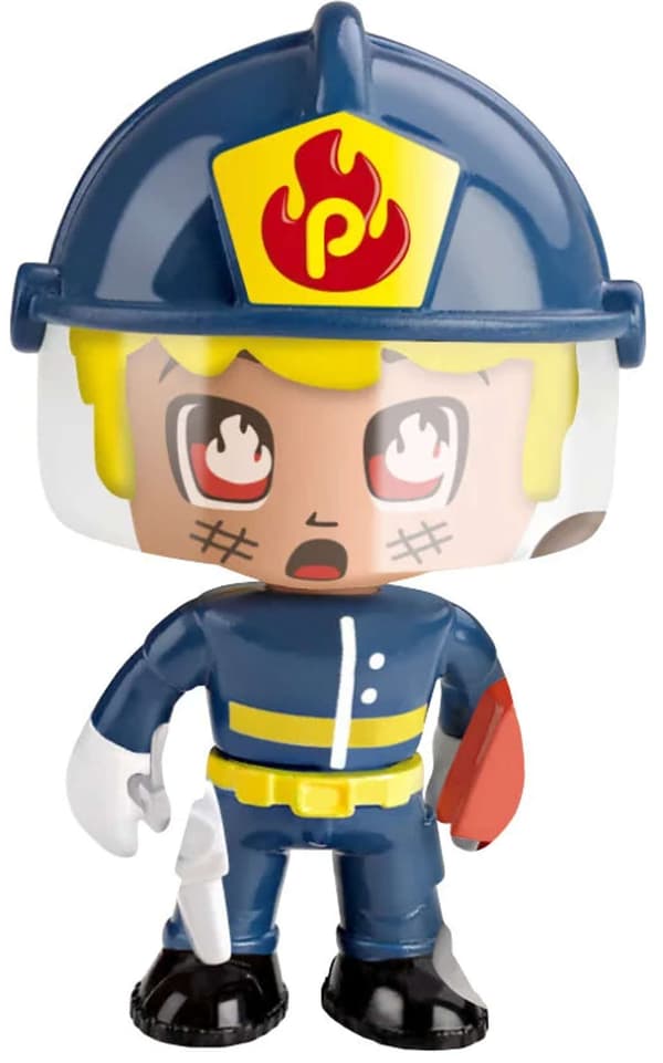 FIRE BRIGADE FIRE ENGINE water cannon PINYPON ACTION FIGURE as a gift