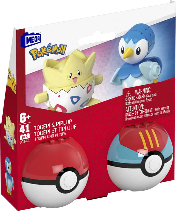Pokémon MEGA Construction Set: Poké Ball Collection – Piplup & Togepi