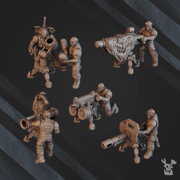 Green Hell Division Heavy Fire Support Squad Dakka